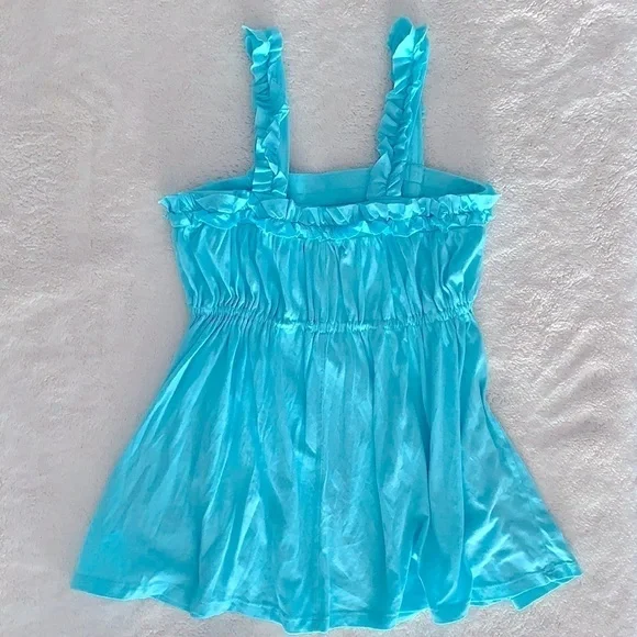 Saint Grace Womens/Juniors Tank Top Blue M - Picture 2 of 9